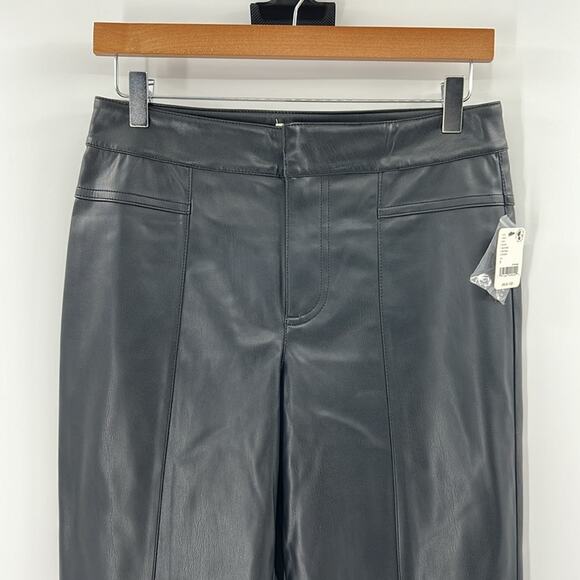 We the Free Women's Uptown High Rise Vegan Leather Pants - Black - 6 - NWT - Picture 2 of 8